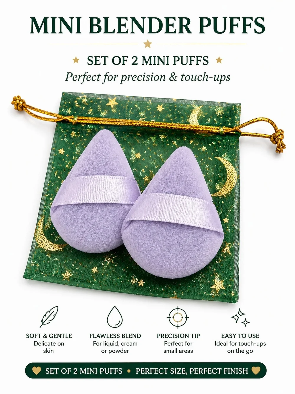 Makeup Brush and Sponge Set - Assorted Colors -